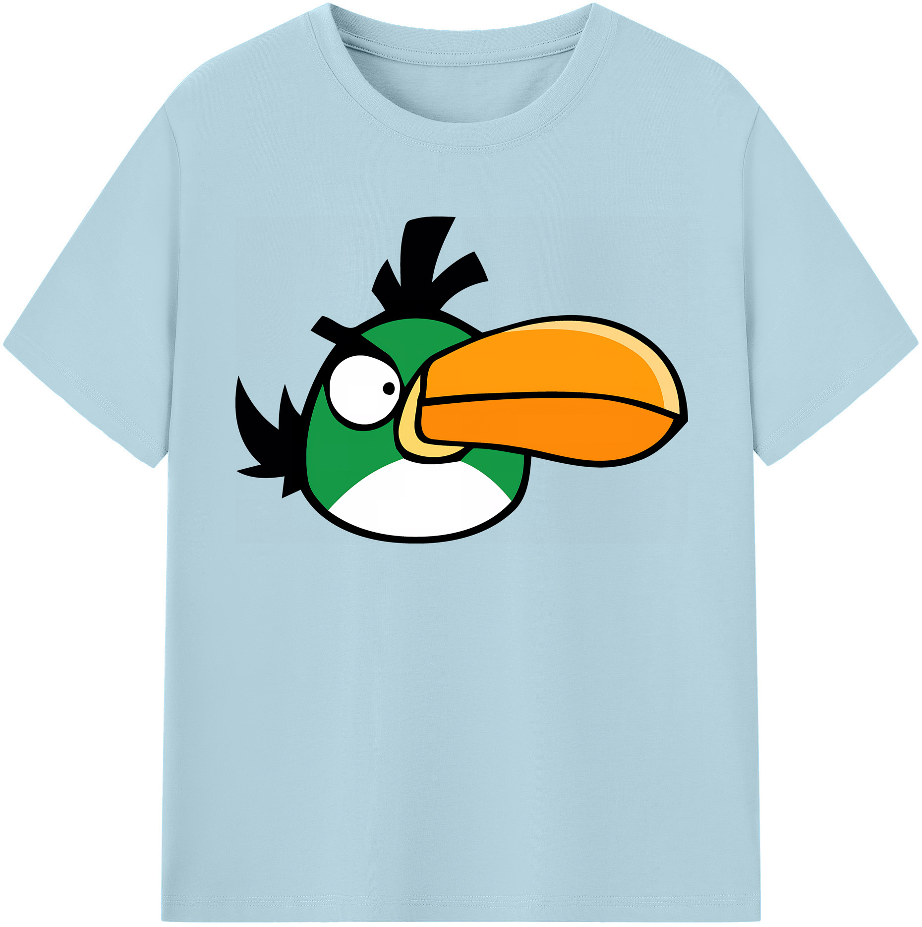 （画像用） Angry Birds アングリーバード 綿100％半袖Tシャツ（フロントプリント）